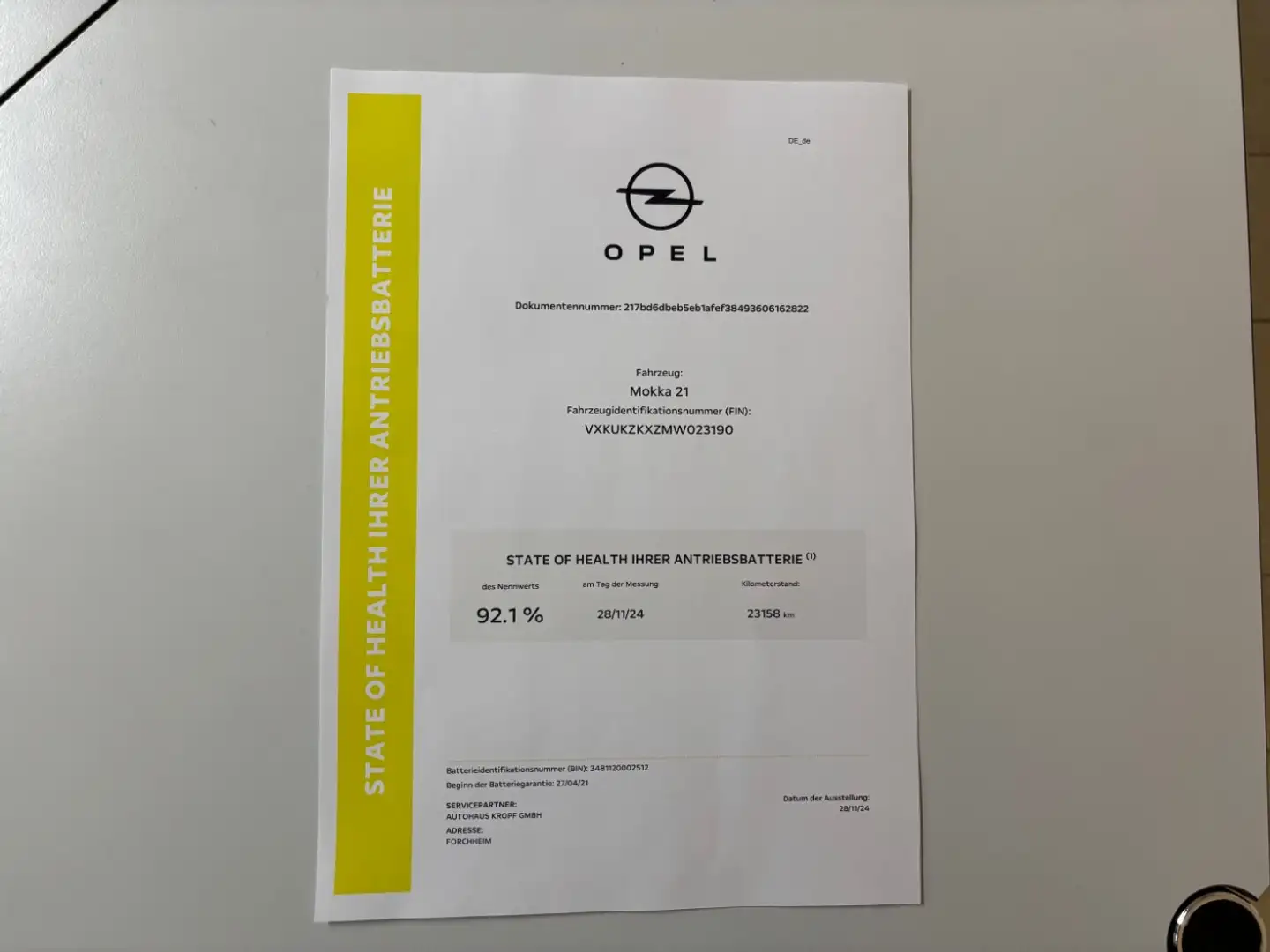 Opel Mokka-E Mokka e Edition ** LED, 3 Phasig Laden ** Grün - 1