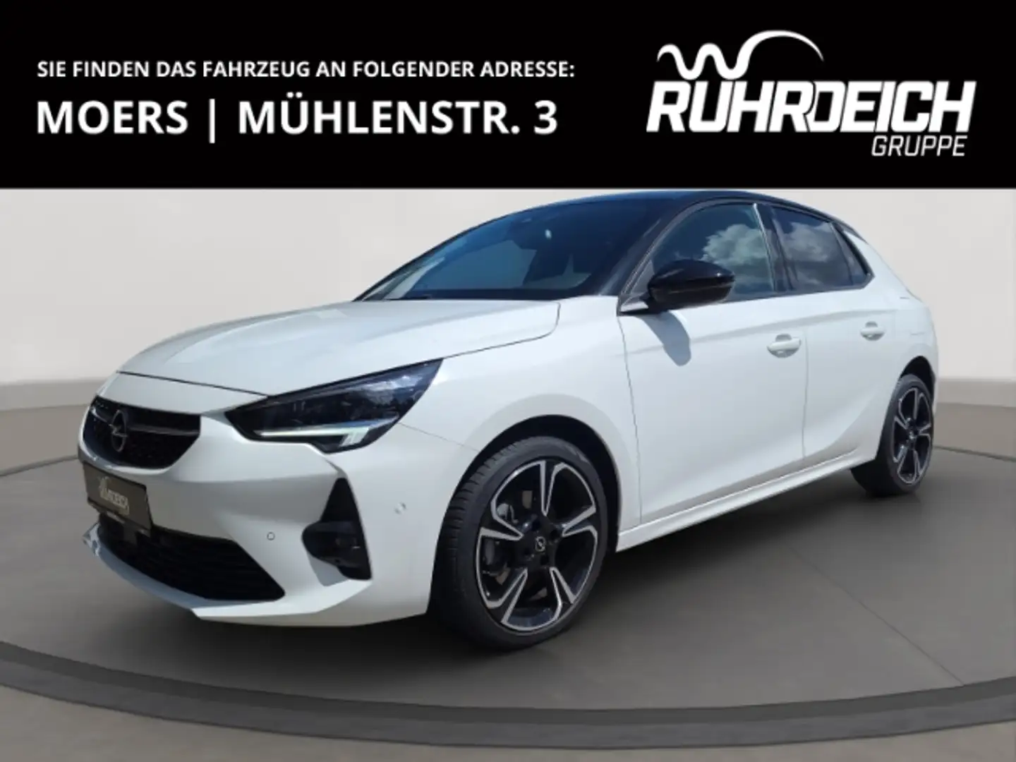 Opel Corsa F GS Line NAVI Lenkrad/Sitzhzg KlimaAT Rückfahrkam Белый - 1