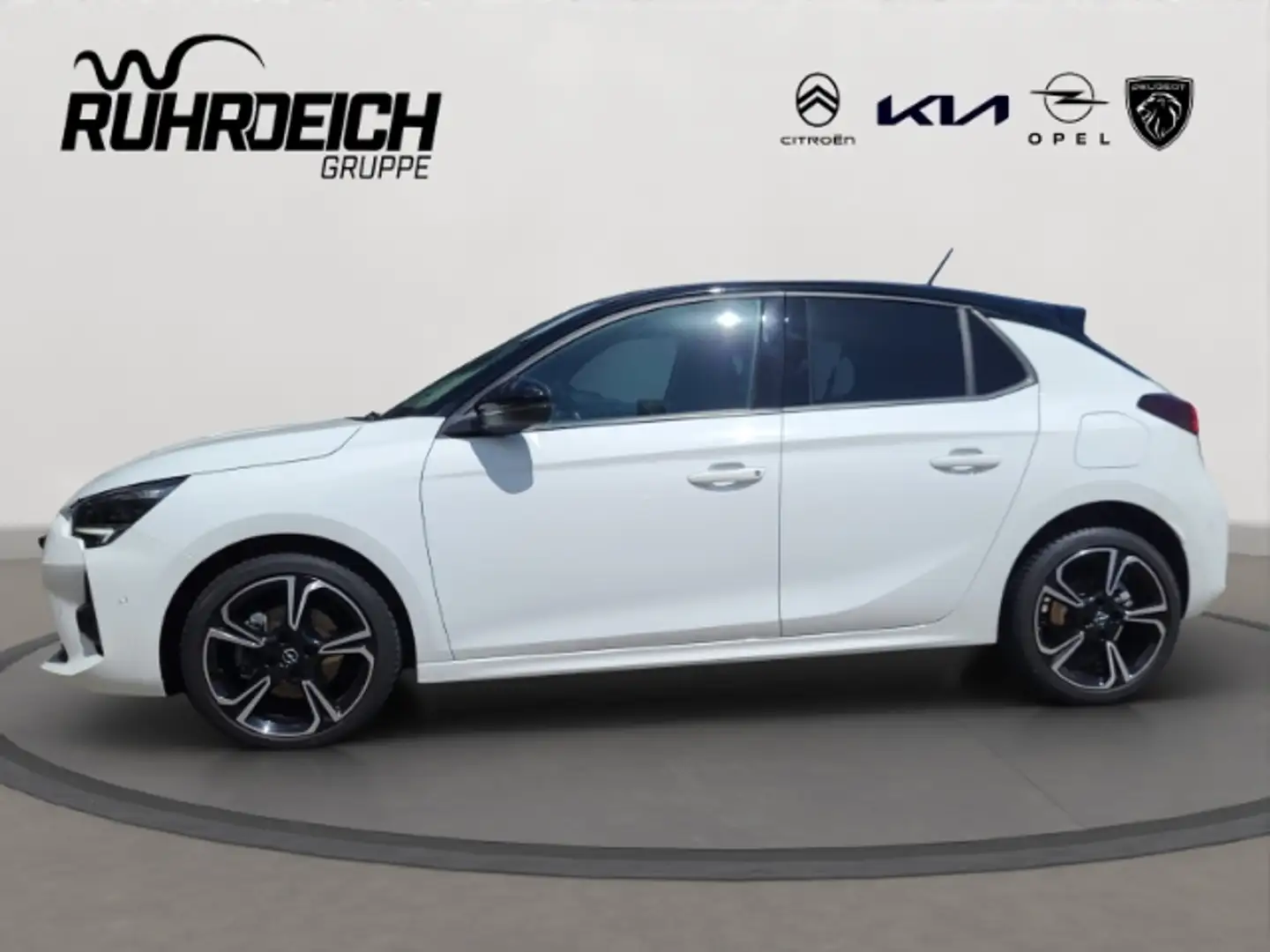 Opel Corsa F GS Line NAVI Lenkrad/Sitzhzg KlimaAT Rückfahrkam Белый - 2