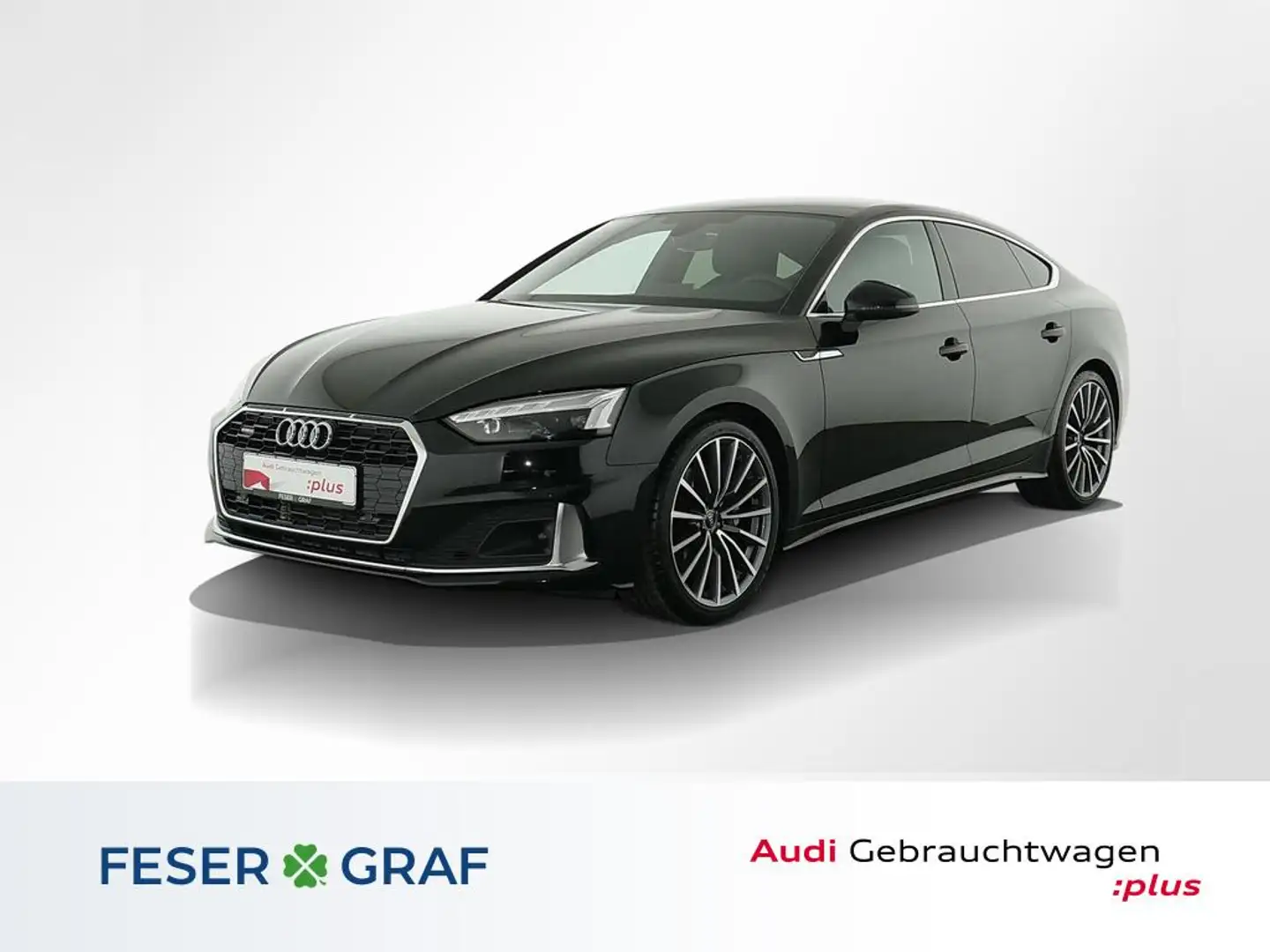 Audi A5 Sportback 40 TDI q. S line Int/Matrix/ACC/Virtual/ Schwarz - 1