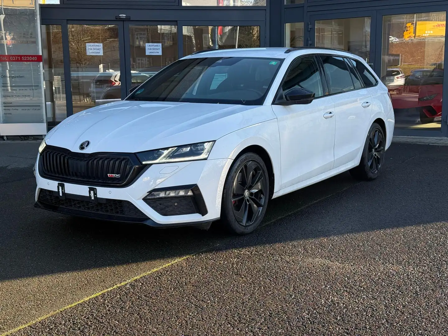 Skoda Octavia Combi 2.0 TDI DSG RS LED|SHZ|virt.Cockpit Blanc - 2