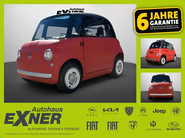 Fiat Topolino MY26 Panoramaglasdach, Lüftung, USB