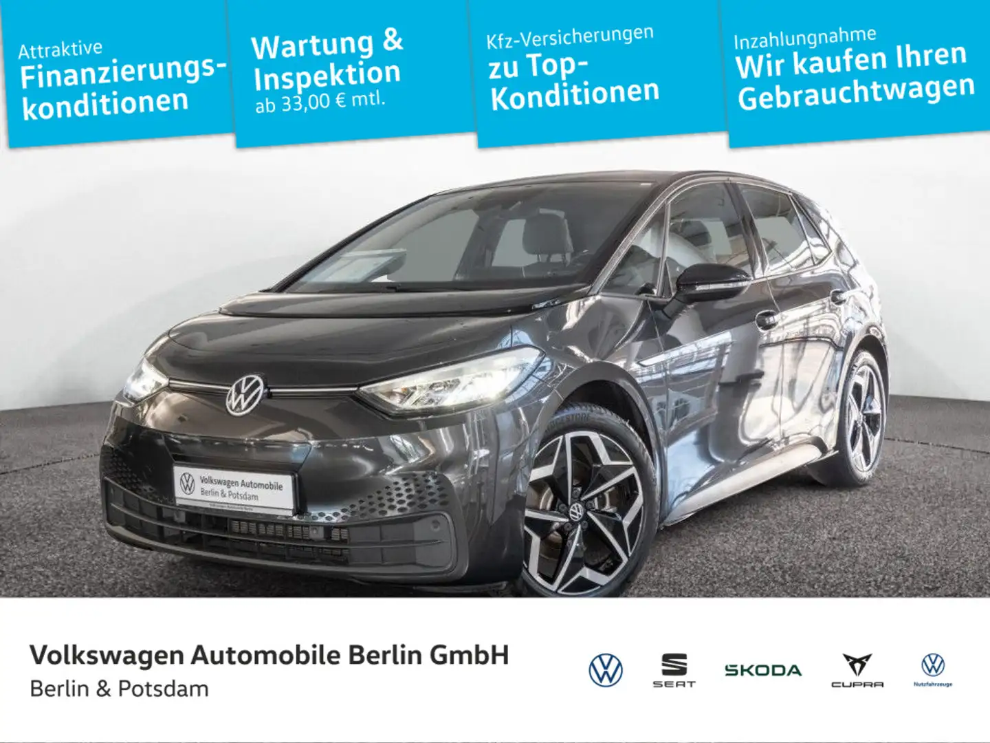 Volkswagen ID.3 Pure Performance City Navi Sitzhzg PDC LED Grau - 1