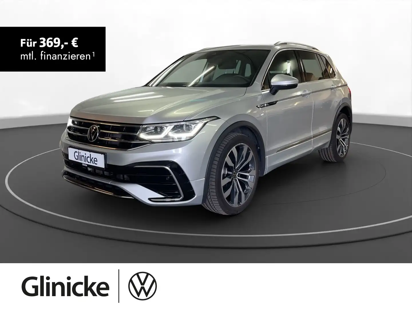Volkswagen Tiguan 2.0 TSI 4M R-Line Matrix LM 20" Navi PDC Silber - 1