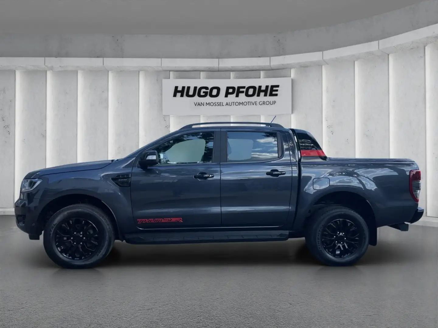 Ford Ranger 2.0 Thunder 4x4 AHK LED NAV ROLLO KAM Šedá - 2