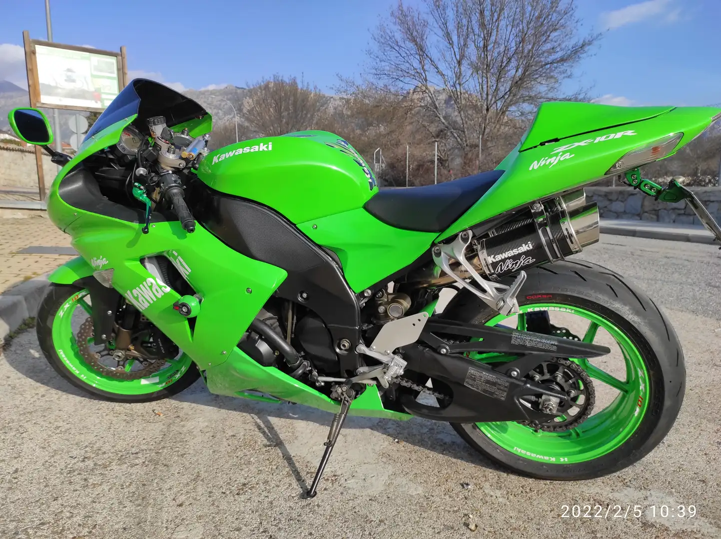 Kawasaki Ninja ZX-10R Zx10R Ninja Verde - 2