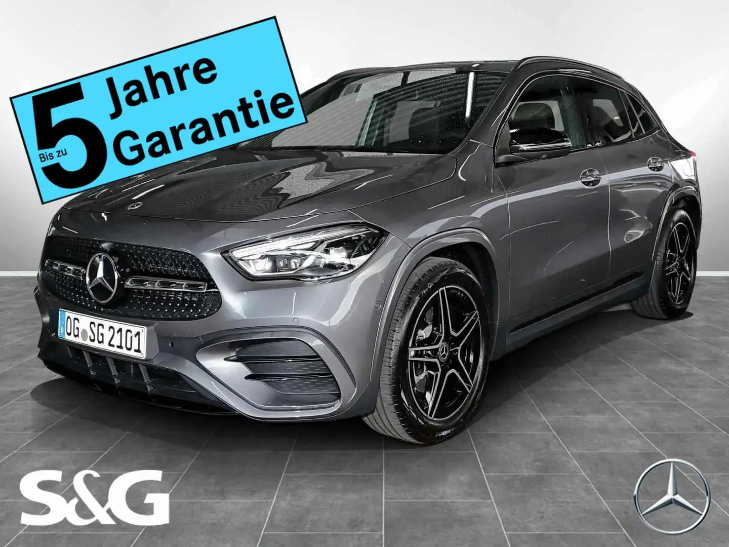 Mercedes-Benz GLA 200 AMG Night+MBUX+360°+M-LED+AHK+DAB+Smartp Сірий - 1
