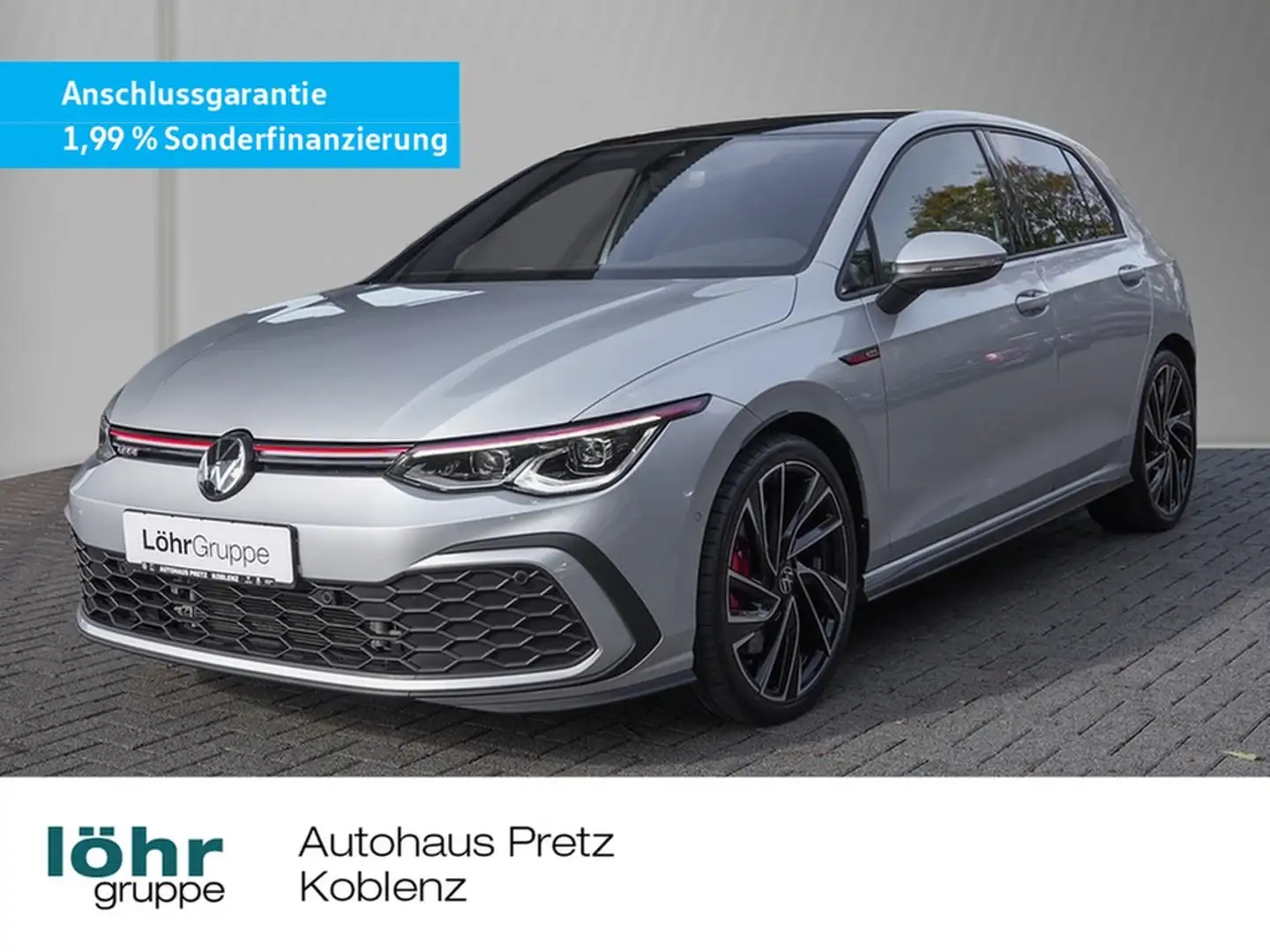 Volkswagen Golf GTI 2.0 TSI 6 Gang Schalter "1,99%" Standhzg., Pano... Silber - 1