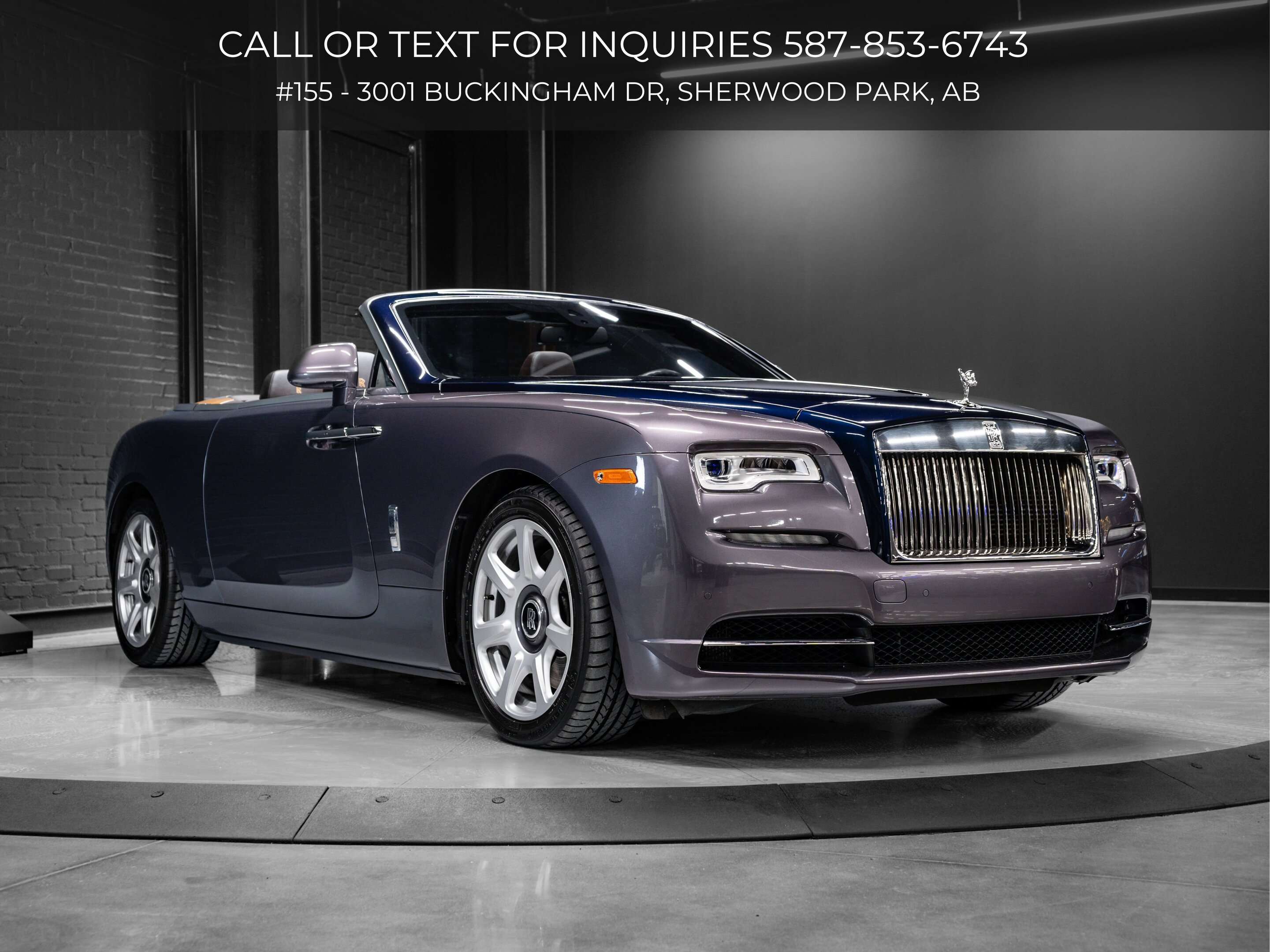 2016 Rolls-Royce Dawn Full PPF Wrap | Two-Tone Paint | Teak Deck | No Ac