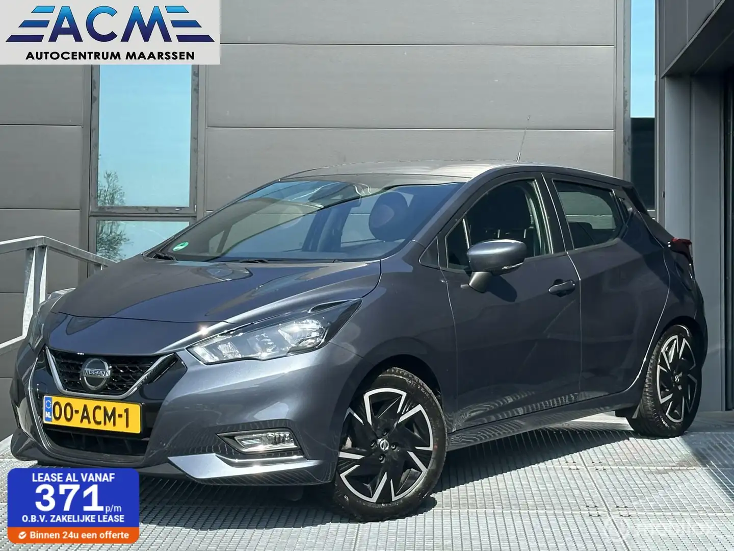 Nissan Micra 1.0 IG-T Tekna Grijs - 1