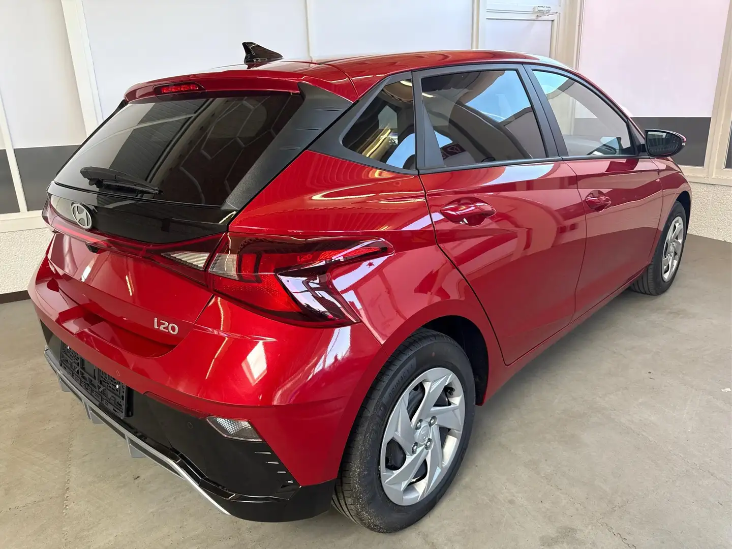 Hyundai i20 COMFORT FL WP KLIMAAUTOMATIK NAVI RFK TEMPOMAT ... Rosso - 2