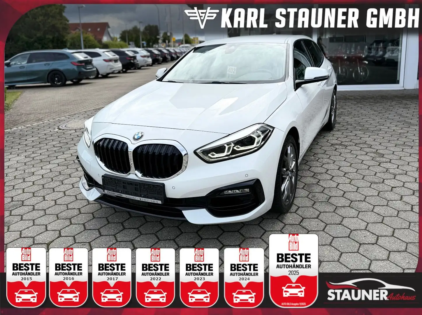 BMW 120 i Limousine Sport Line PDC LENKRADHZ KEYLESS Weiß - 1