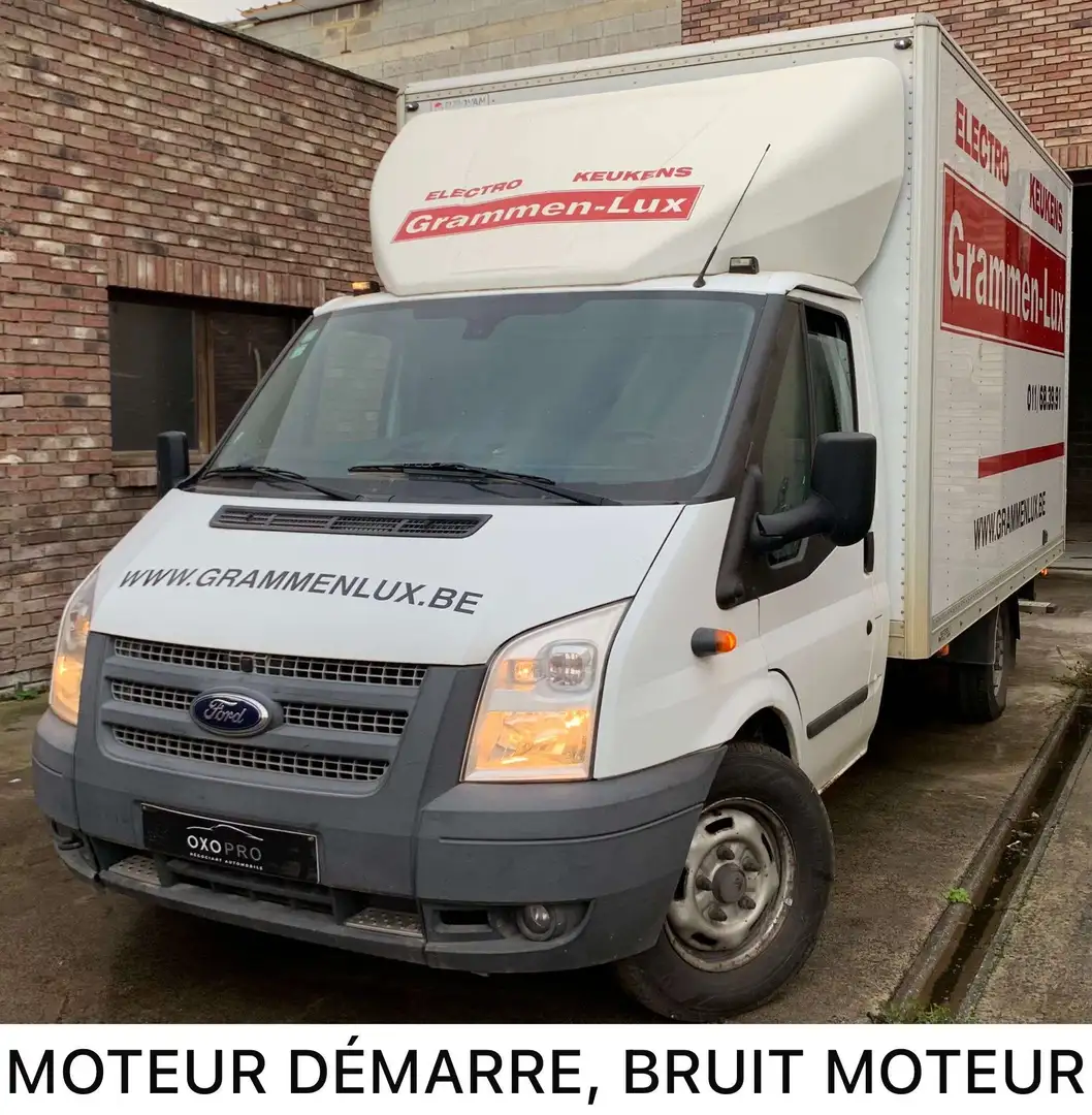 Ford Transit 2.2TDCI 140CV / Caisse 20M3 / Airco / BRUIT MOTEUR Blanc - 1