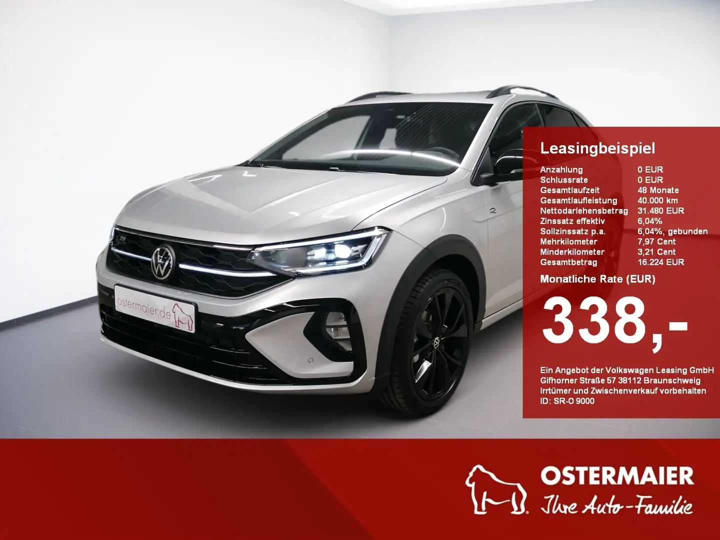 Volkswagen Taigo R-LINE 1.5TSI 150PS.DSG.MATRIX.NAVI.CLIMA.AHK.KAME Silber - 1