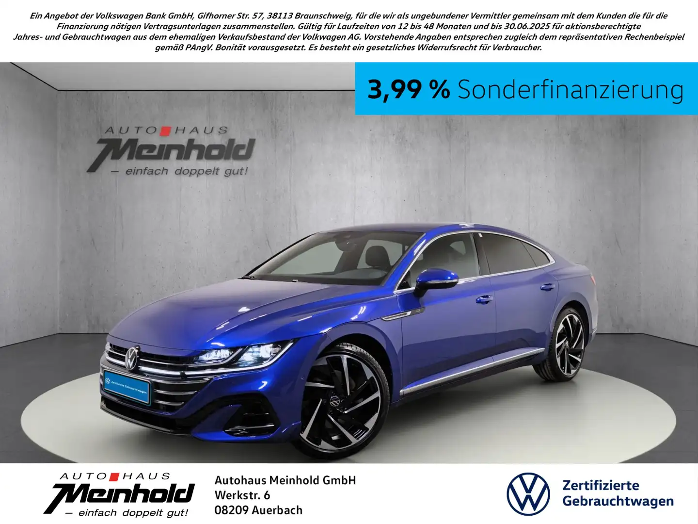 Volkswagen Arteon 2.0 TSI DSG 4M R-Line, Standh., Kamera Blau - 1