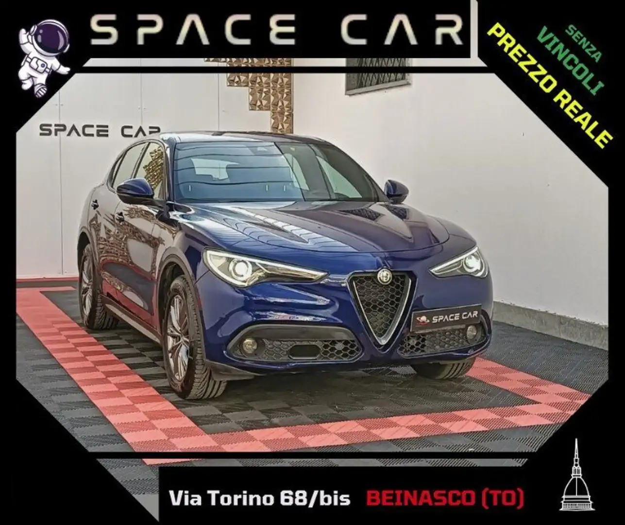 Alfa Romeo Stelvio Stelvio 2.2 Turbodiesel 190 CV AT8 Q4 Super Busin Blau - 1