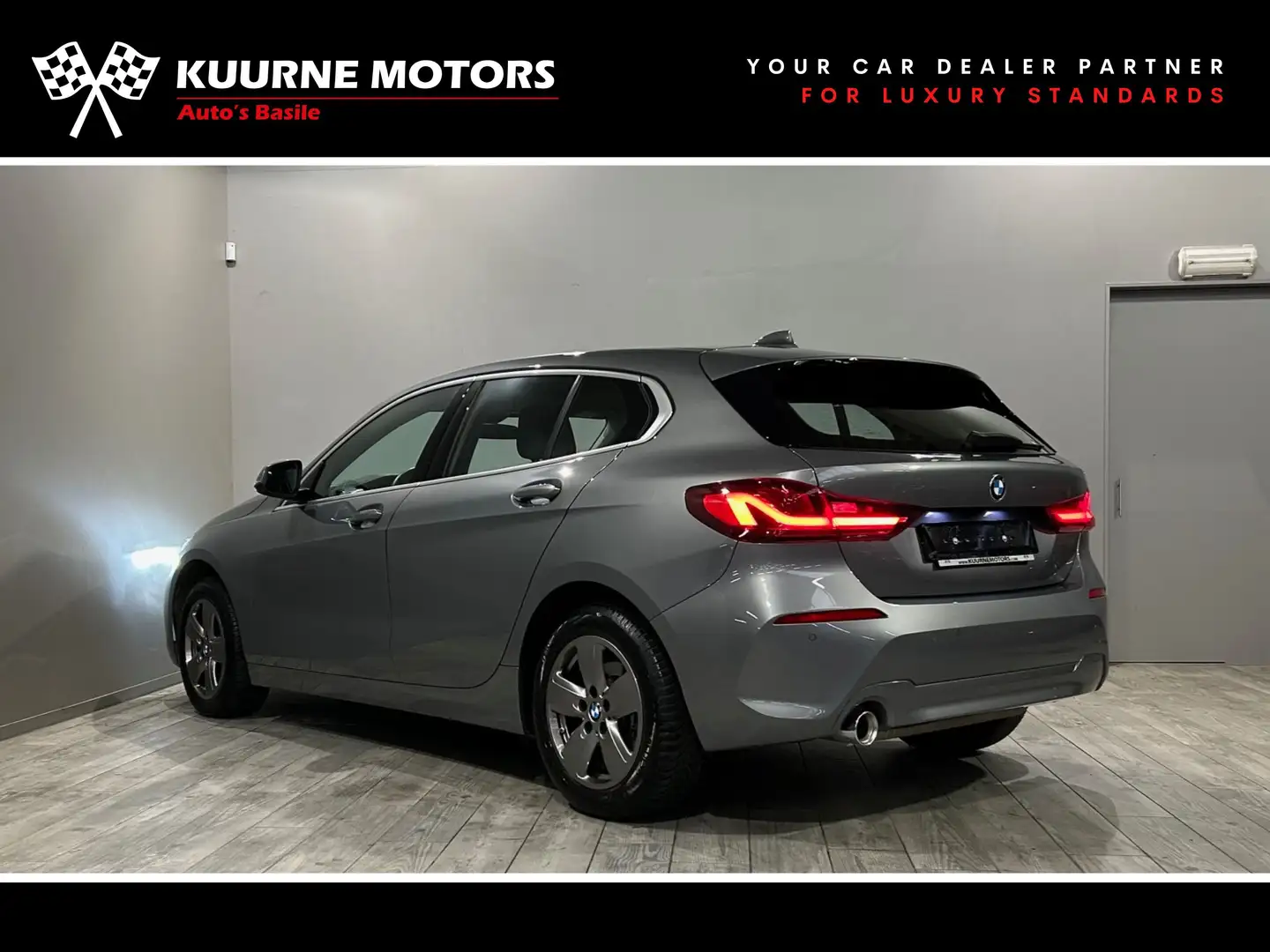 BMW 116 i Alu/Led/Carplay/Dab/Gps/Cruise/Pdc *1j garantie* Gris - 2