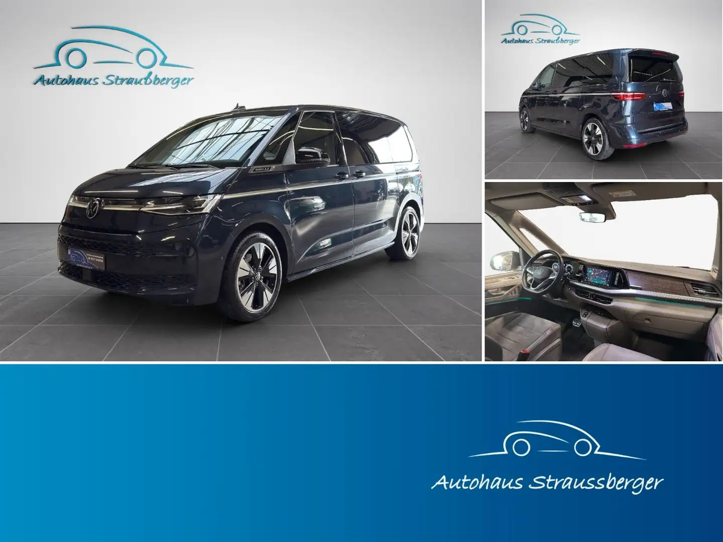 Volkswagen T7 Multivan KÜ Style AHK ACC PANO 360° DCC 6Sitz Blau - 1