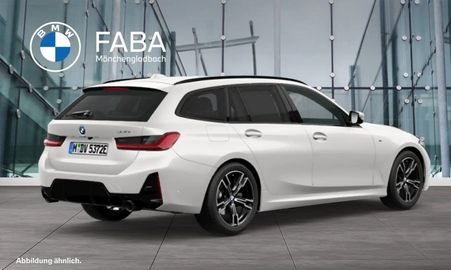 BMW 330 e Touring M Sportpaket Head-Up DAB LED RFK Weiß - 2