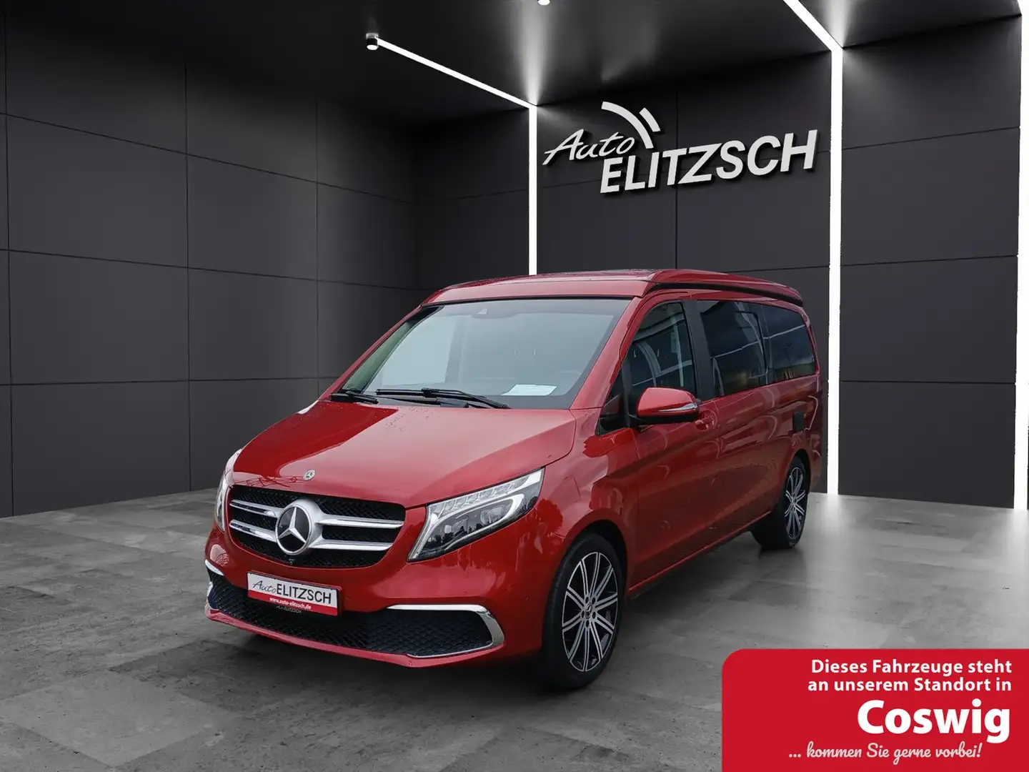 Mercedes-Benz V 300 d Marco Polo LED STH AHK Agility Control Rot - 1