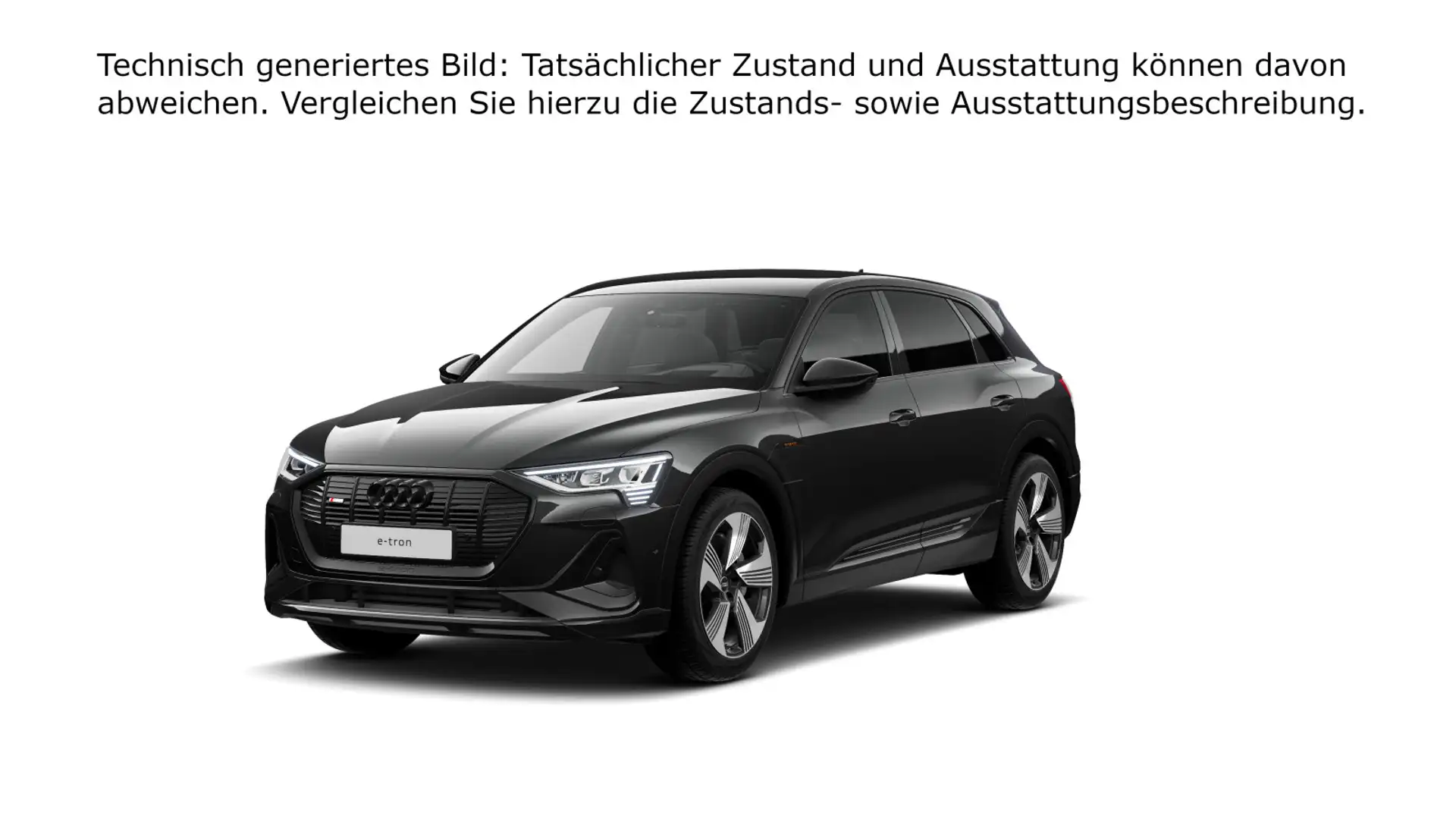 Audi e-tron 50 quattro S line Schwarz - 2