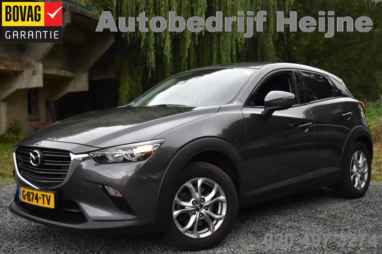 Mazda CX-3 2.0 SKYACTIV-G 120 SKYLEASE CAMERA/NAVI/TREKHAAK Grau - 1