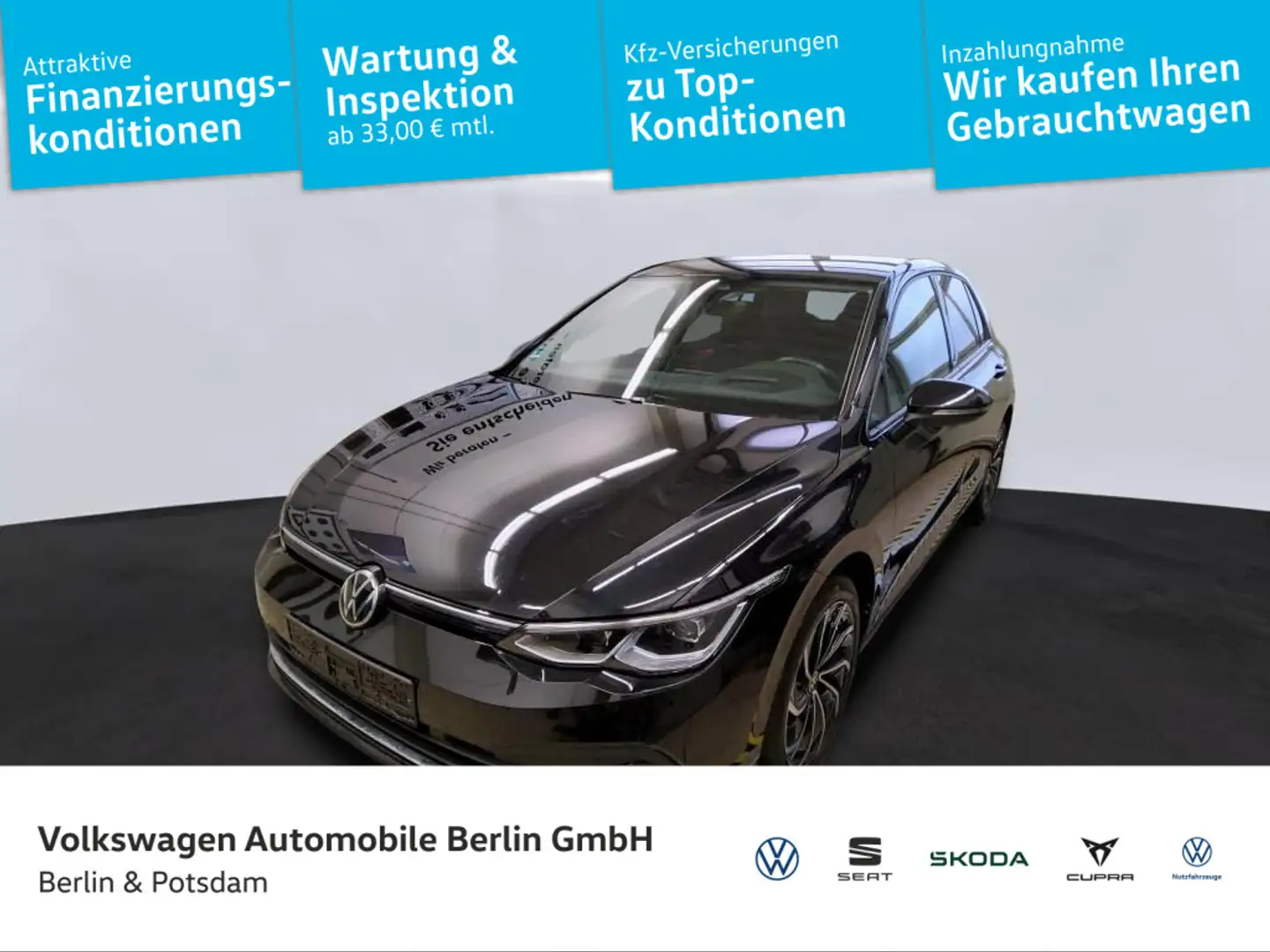 Volkswagen Golf VIII 1.5 eTSI Active Navi LED Matrix-LED AC Schwarz - 1