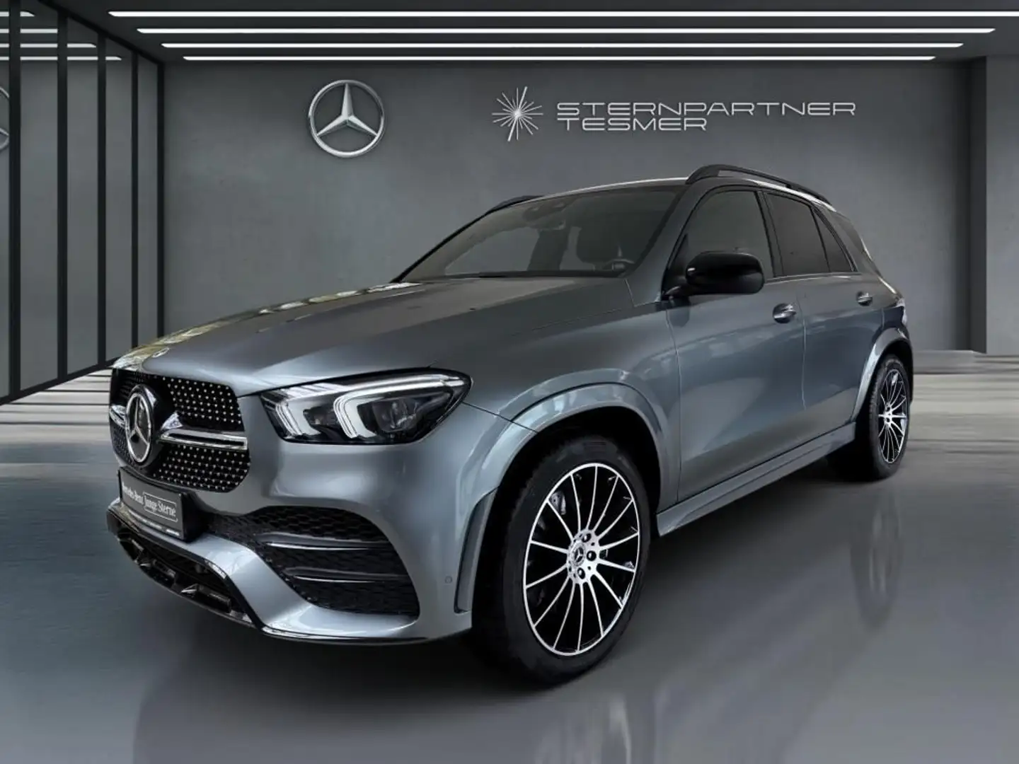 Mercedes-Benz GLE 300 d 4M AMG,Night,MBEAM,BURM,DISTR,PANO,AHK Grau - 2