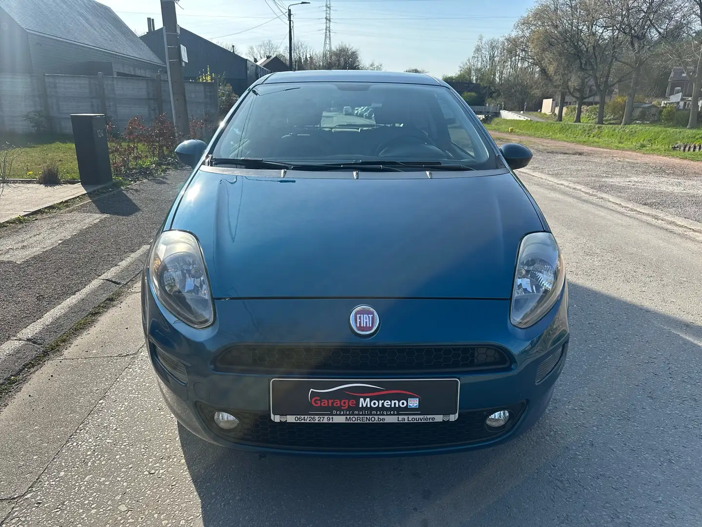 Fiat Punto Evo 1.2i Dynamic Stop clim capteur ar bluthoot garant Bleu - 2