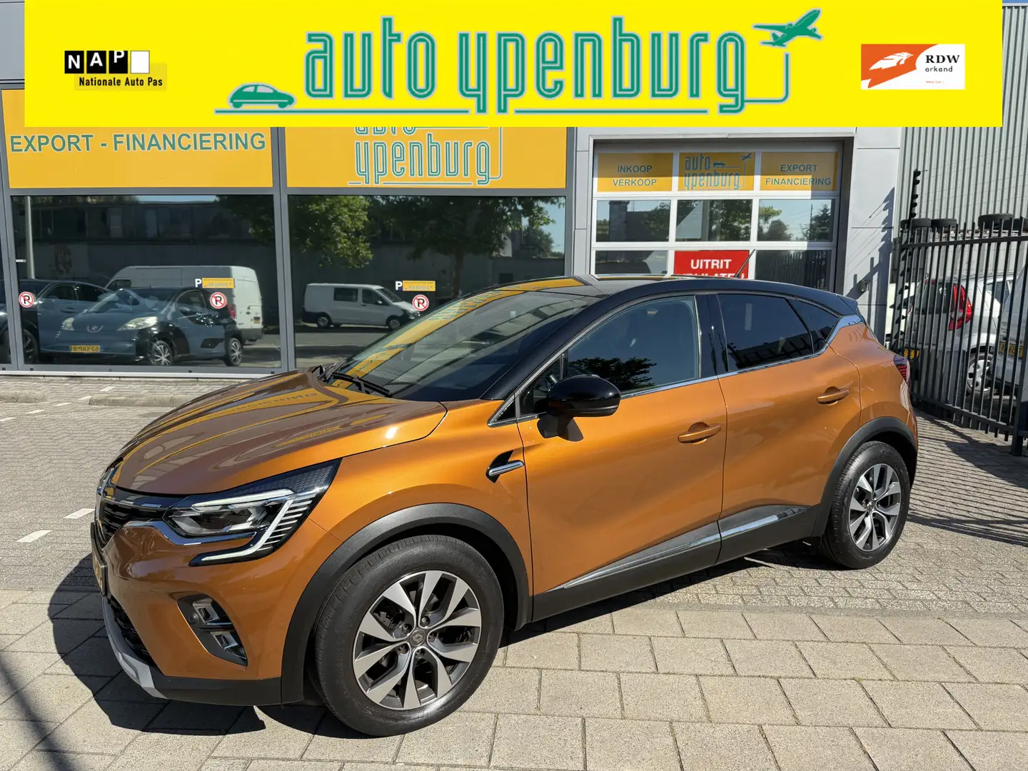 Renault Captur 1.3 TCe 130 Intens Automaat * 48.430 Km * Navi * C Oranje - 1