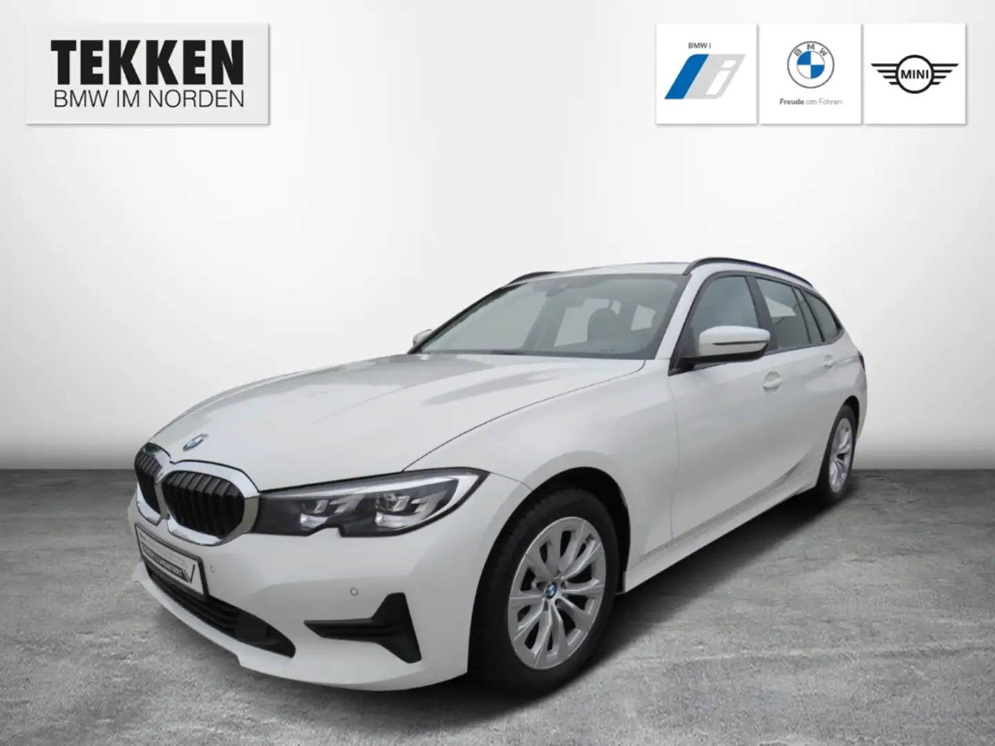 BMW 318 i Advantage Touring Autom. Navi Digitales Cockpit Blanc - 1