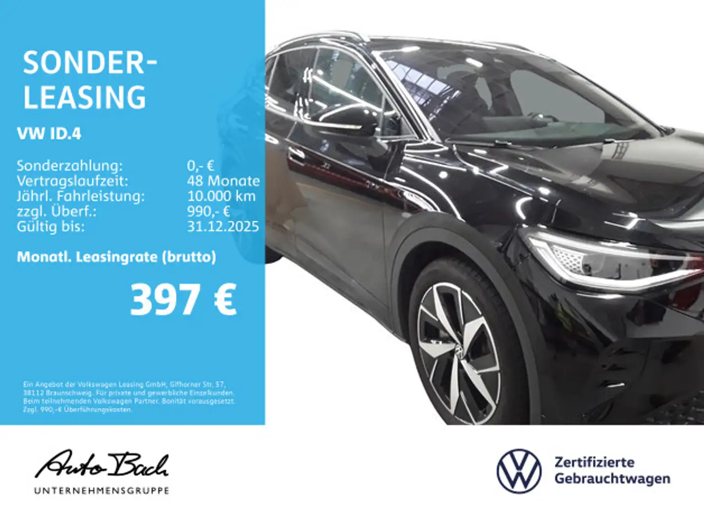 Volkswagen ID.4 GTX Navi LED Standhzg ACC CarPlay EPH Zwart - 2