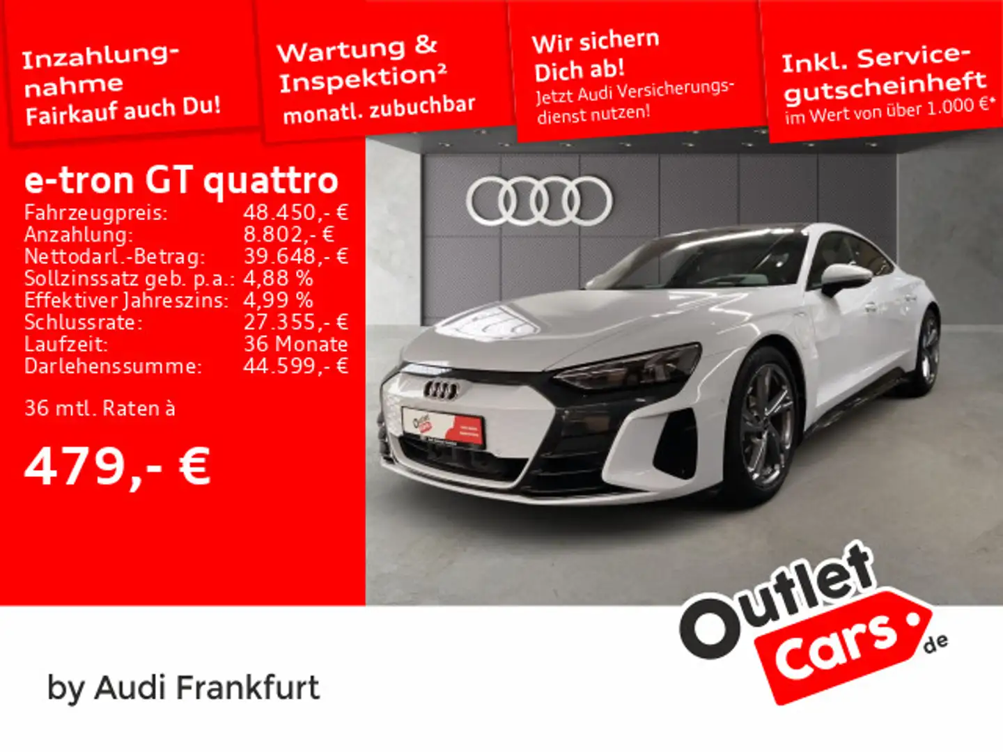 Audi e-tron GT MatrixLED Luft HuD Grau - 1