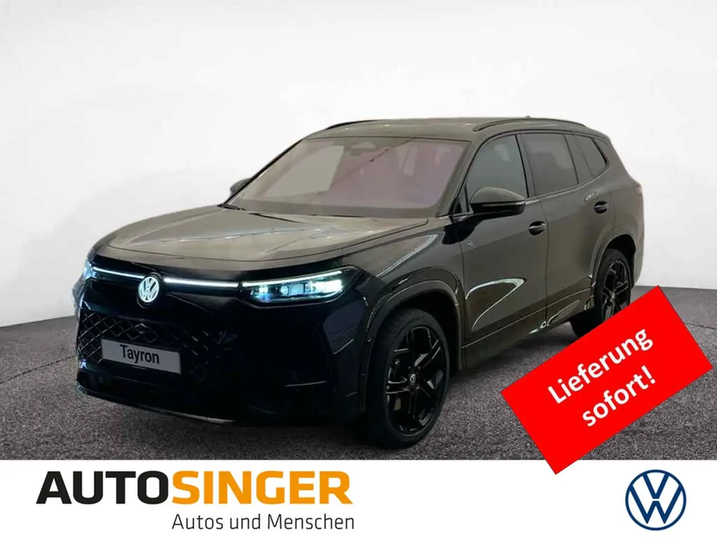 Volkswagen Tayron R-Line TSI 4M LEDER*STDHZ*PANO*AHK*7S Negru - 1