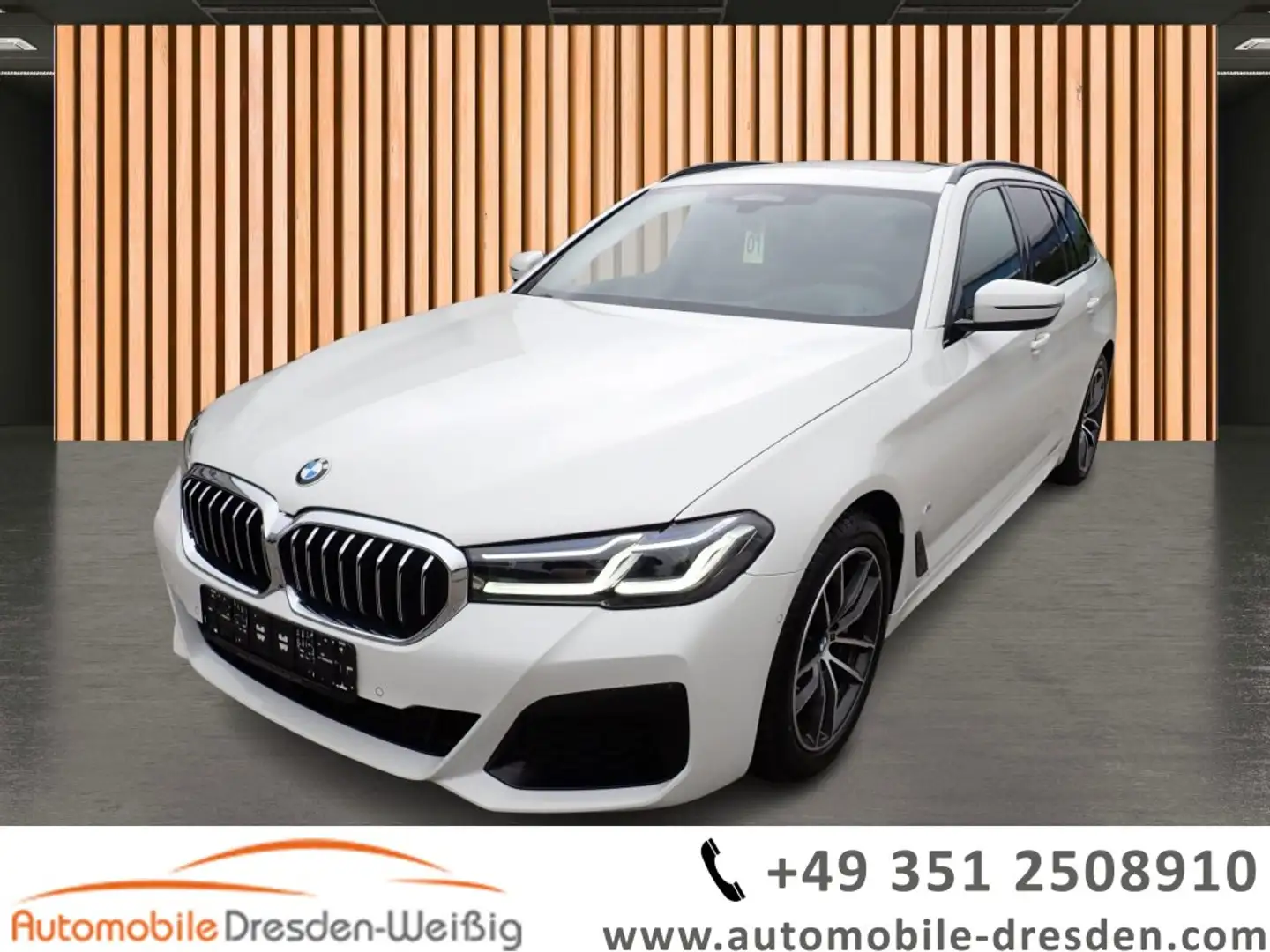 BMW 530 i Touring M Sport*UPE 80.220*Head-Up*Pano* Weiß - 1