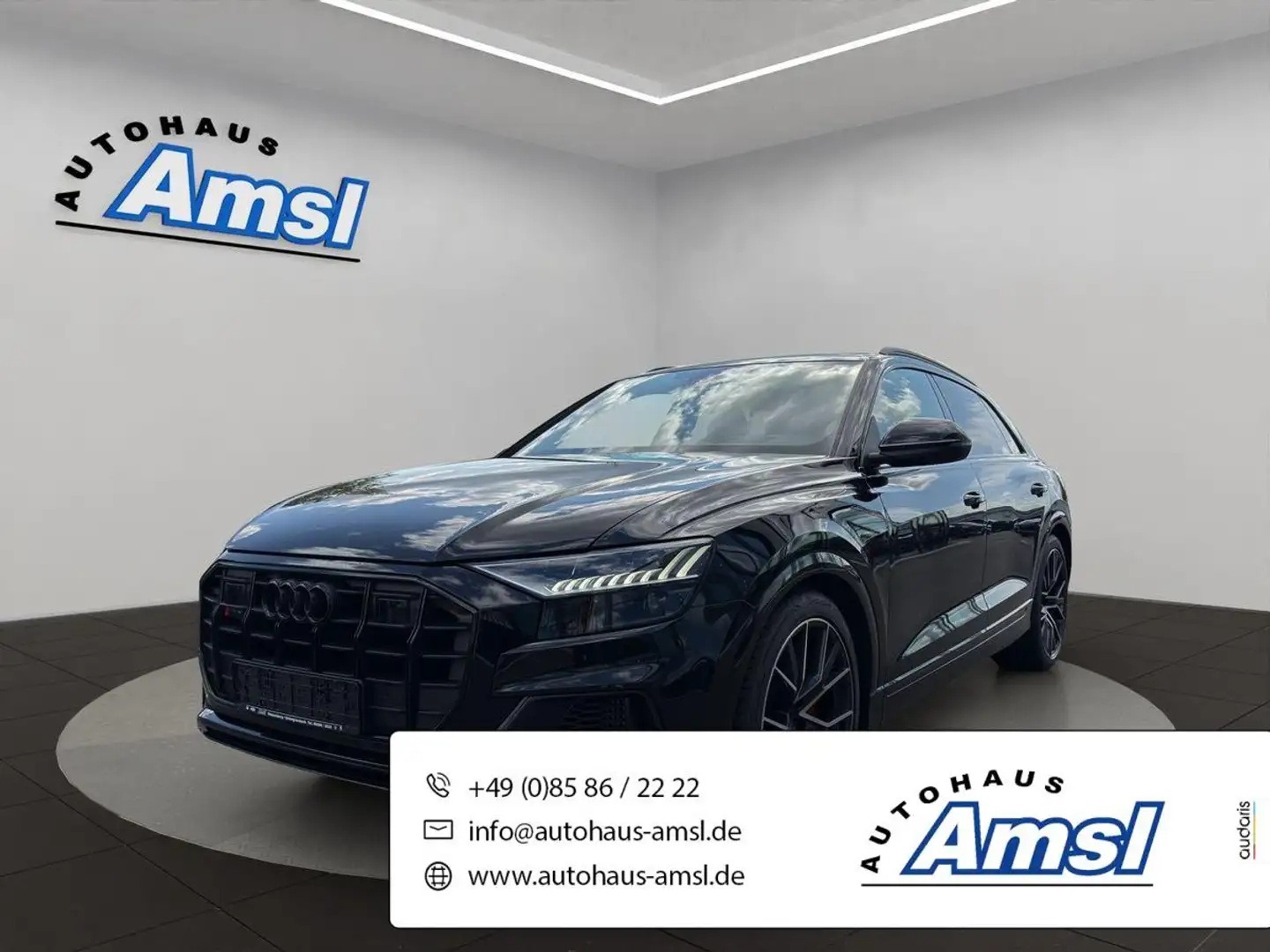 Audi SQ8 4.0 V8 TFSI quattro *AHK*PANO*HUD*Matrix*KAM *360° Schwarz - 1