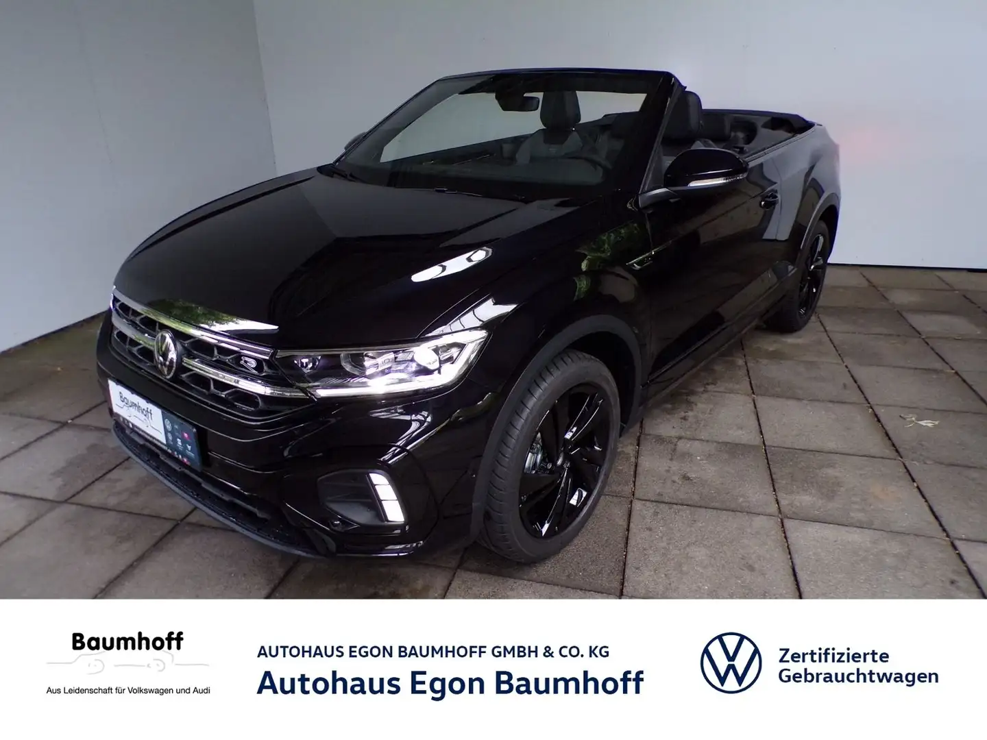 Volkswagen T-Roc T-ROC 1.5 TSI DSG R-LINE BLACK STYLE KAMERA+ACC Schwarz - 1