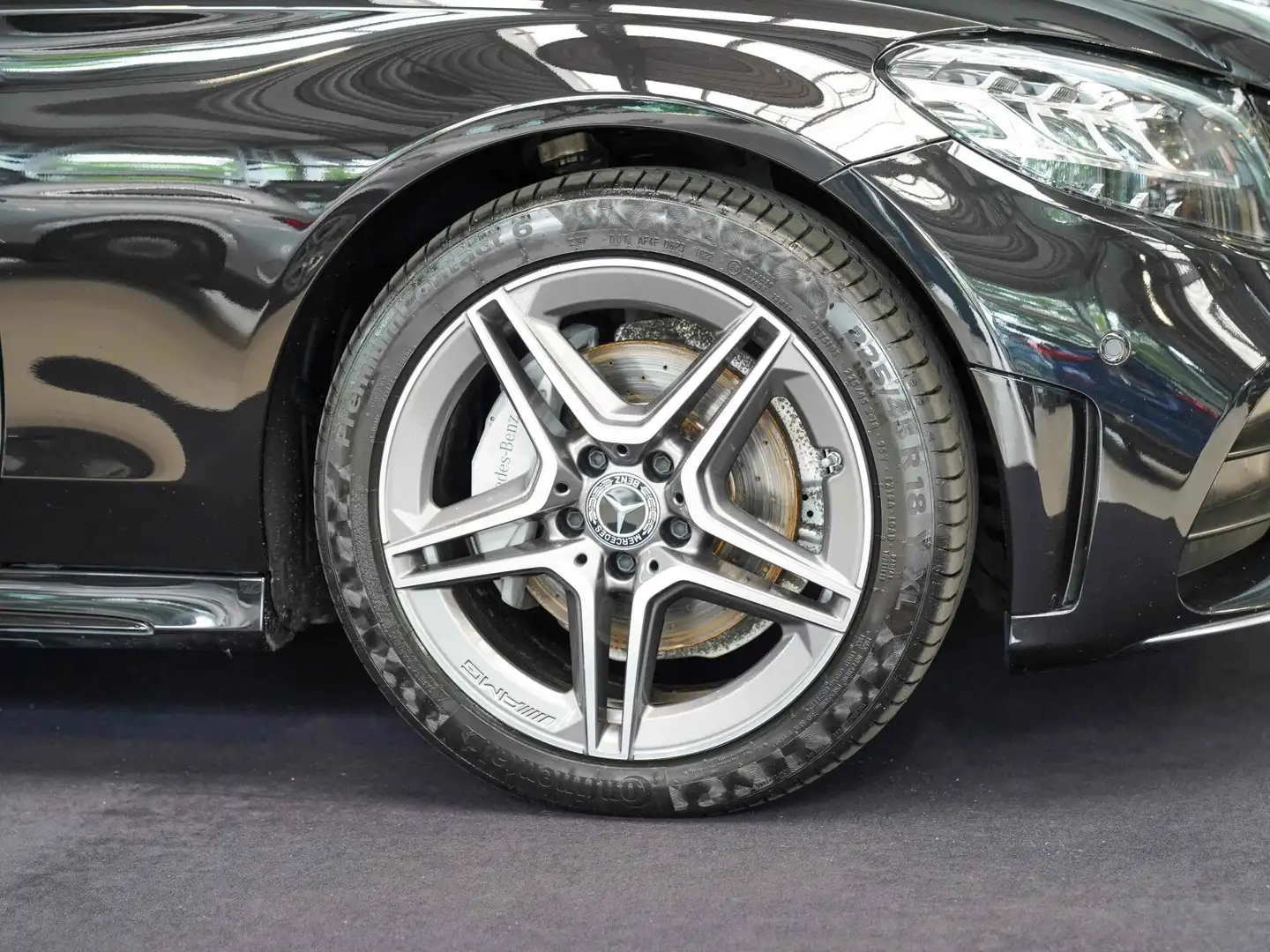 Mercedes-Benz C 220 C 220 d Cabrio AMG Line AHK Holz Esche AIRCAP crna - 2