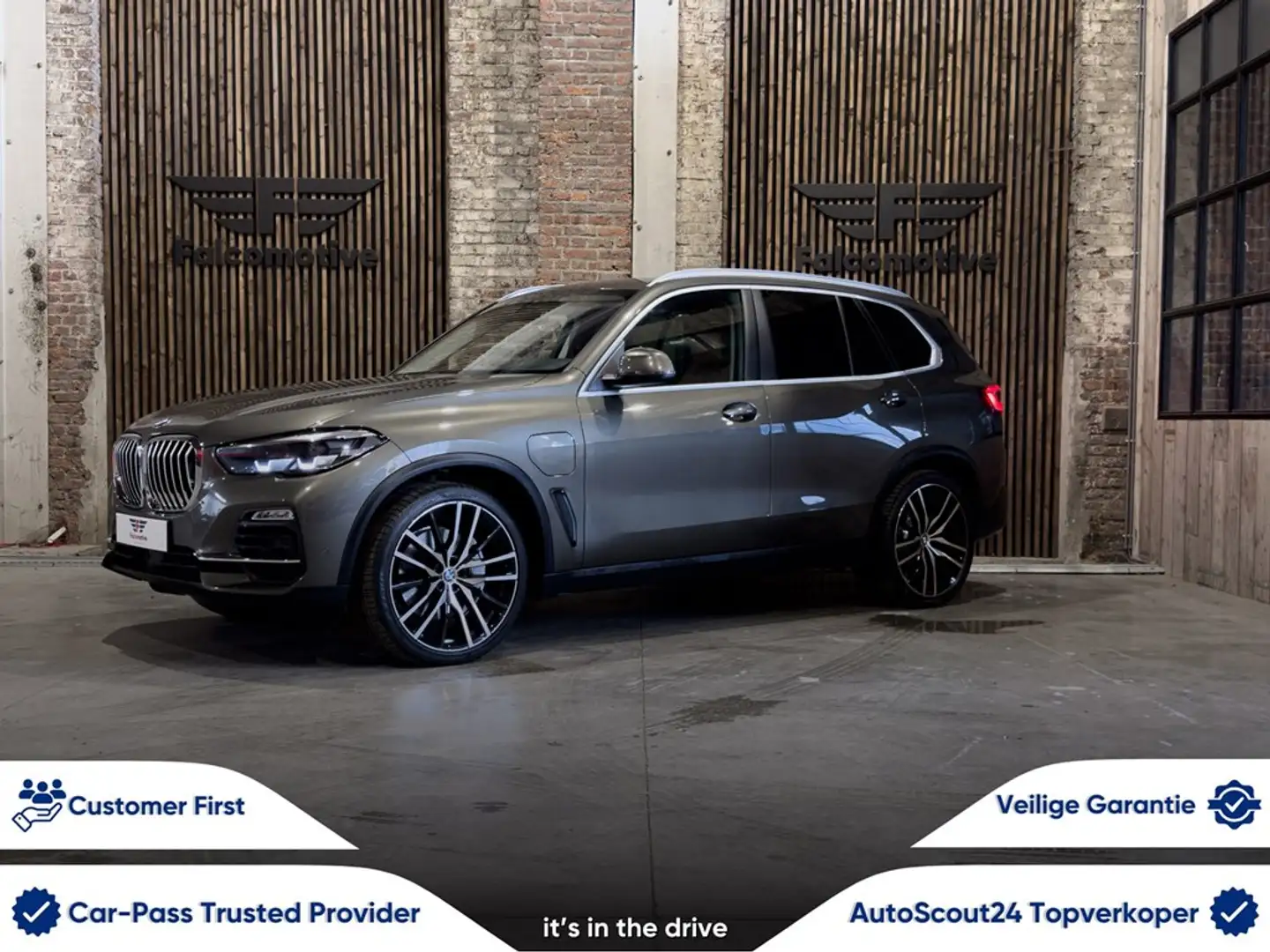 BMW X5 xDrive45e*PHEV*LUCHTVERING*HUD*ADAPTIVE-CRUISE* Green - 1
