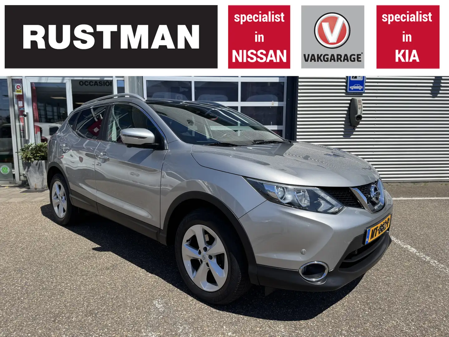 Nissan Qashqai 1.2 N-Connecta Design Cold pack Grijs - 1