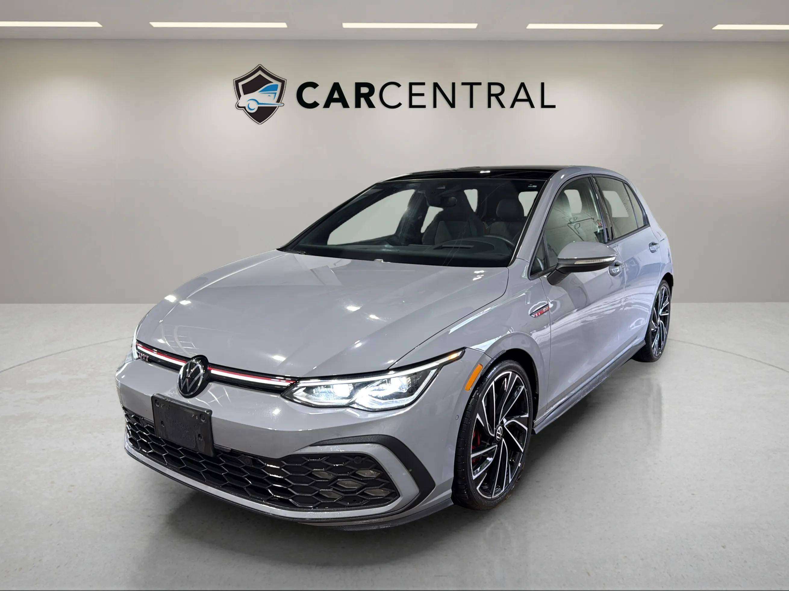 Gray 2022 Volkswagen Golf GTI Hatchback Front-Wheel Drive 7-Speed Automatic