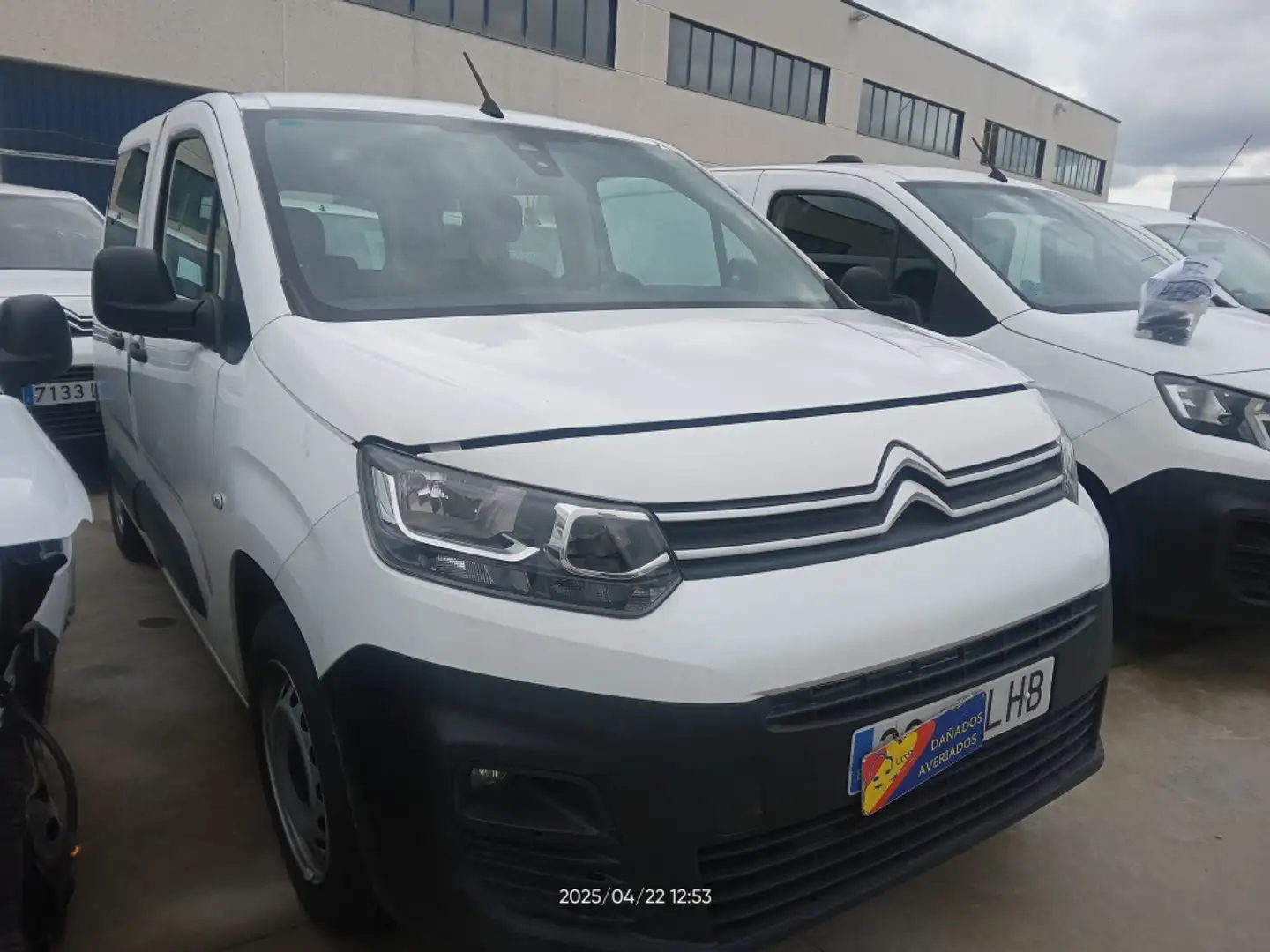 Citroen Berlingo Van BlueHDi S&S Talla M Control 100 Blanc - 2