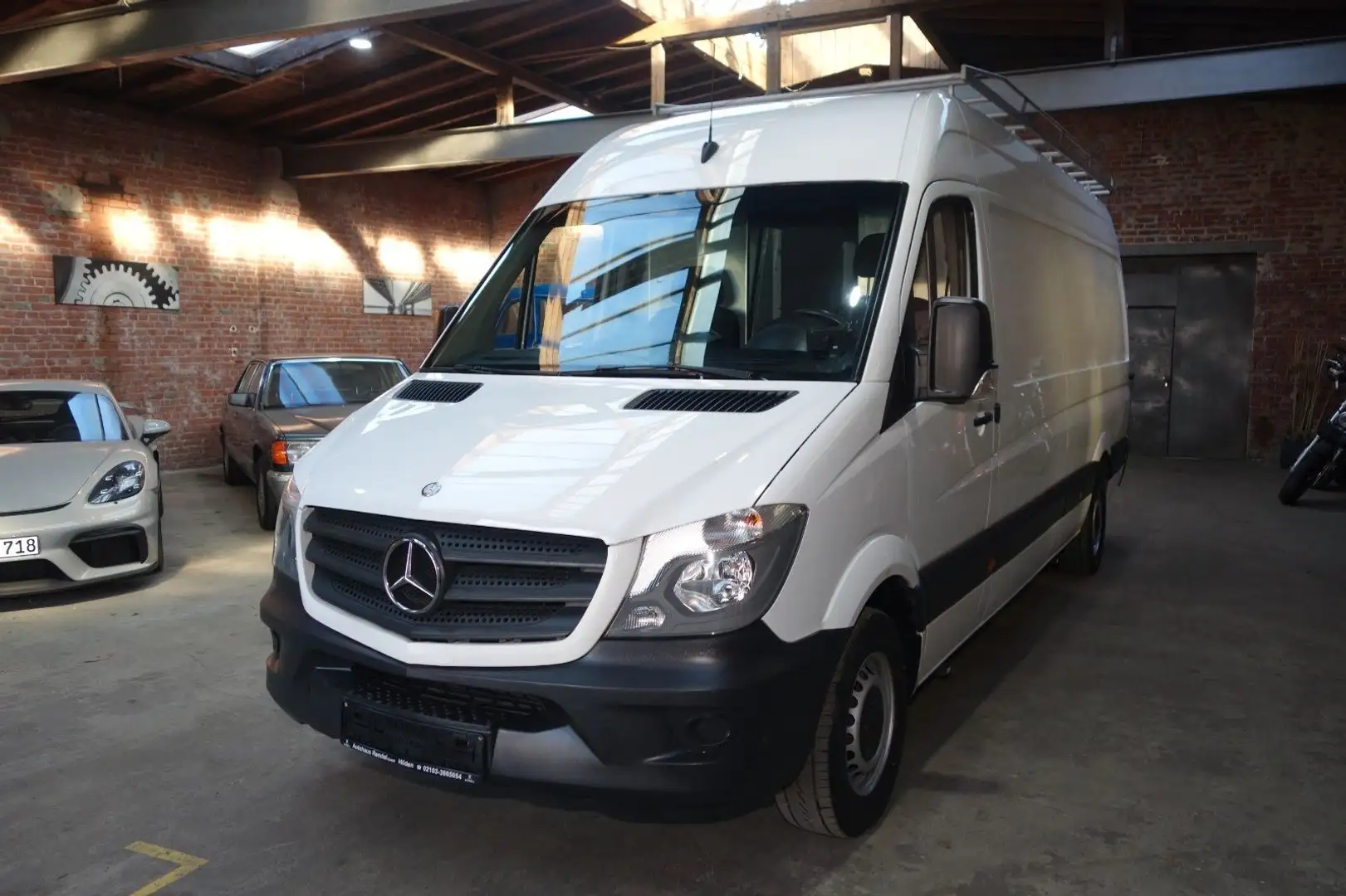 Mercedes-Benz Sprinter 316 Maxi NGT/Benzin AHK Dachtr. TüvNeu Weiß - 1