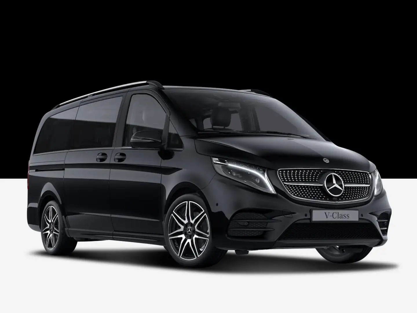 Mercedes-Benz V 300 V 300 d 4MATIC AVANTGARDE Lang  AMG Line/Basic/LED Noir - 1