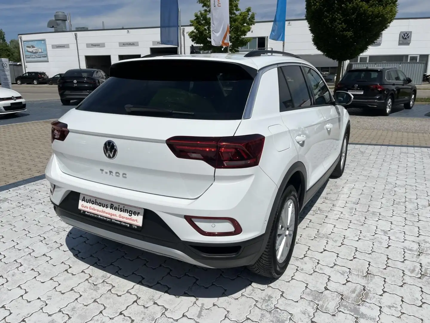 Volkswagen T-Roc 1,0 TSI (Standh.,Navi,LED,AppConnect) Klima Navi Weiß - 2