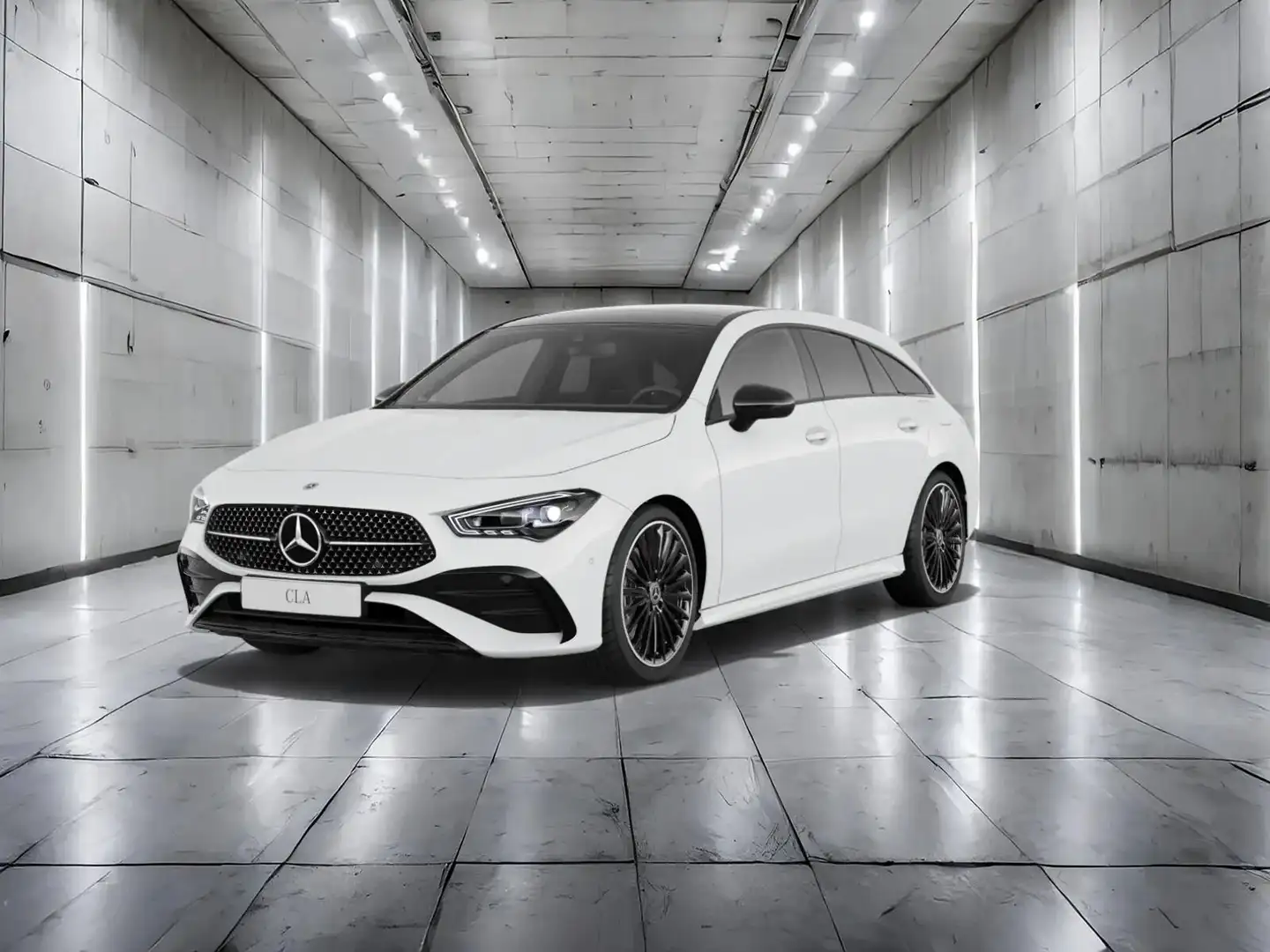 Mercedes-Benz CLA 220 d SB AMG-PREM.+PANO+BURM.+MEM.+TOTW.+KAM Weiß - 1