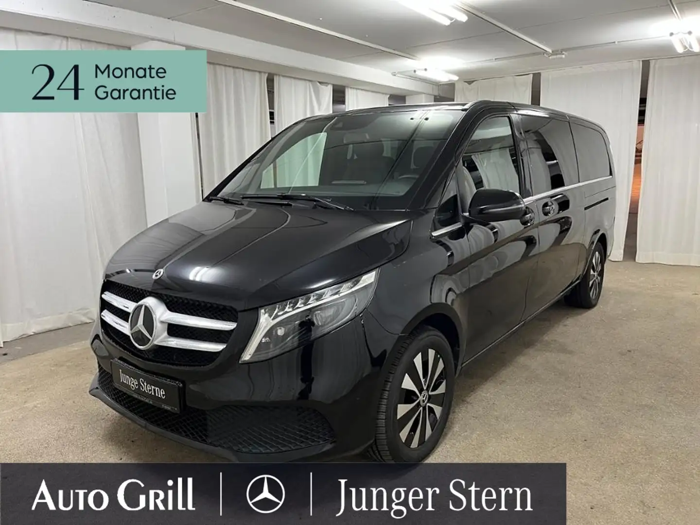 Mercedes-Benz V 300 d Avantg XL StdHzg Leder 8Si LEDILS Navi Zwart - 2
