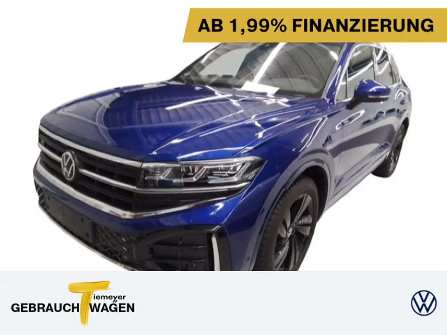 Volkswagen Touareg 3.0 TDI R-LINE LUFT PANO LEDER LM22 Blau - 1