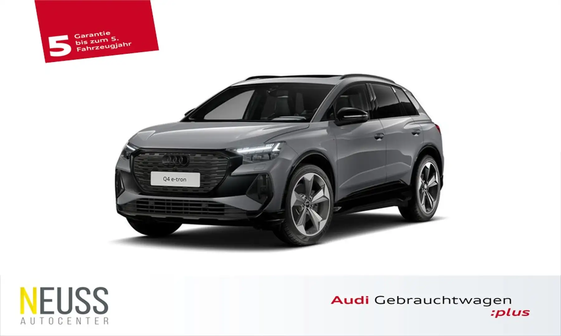 Audi Q4 e-tron 45 quattro S line PANO+HUD+360°+MATRIX Grau - 1