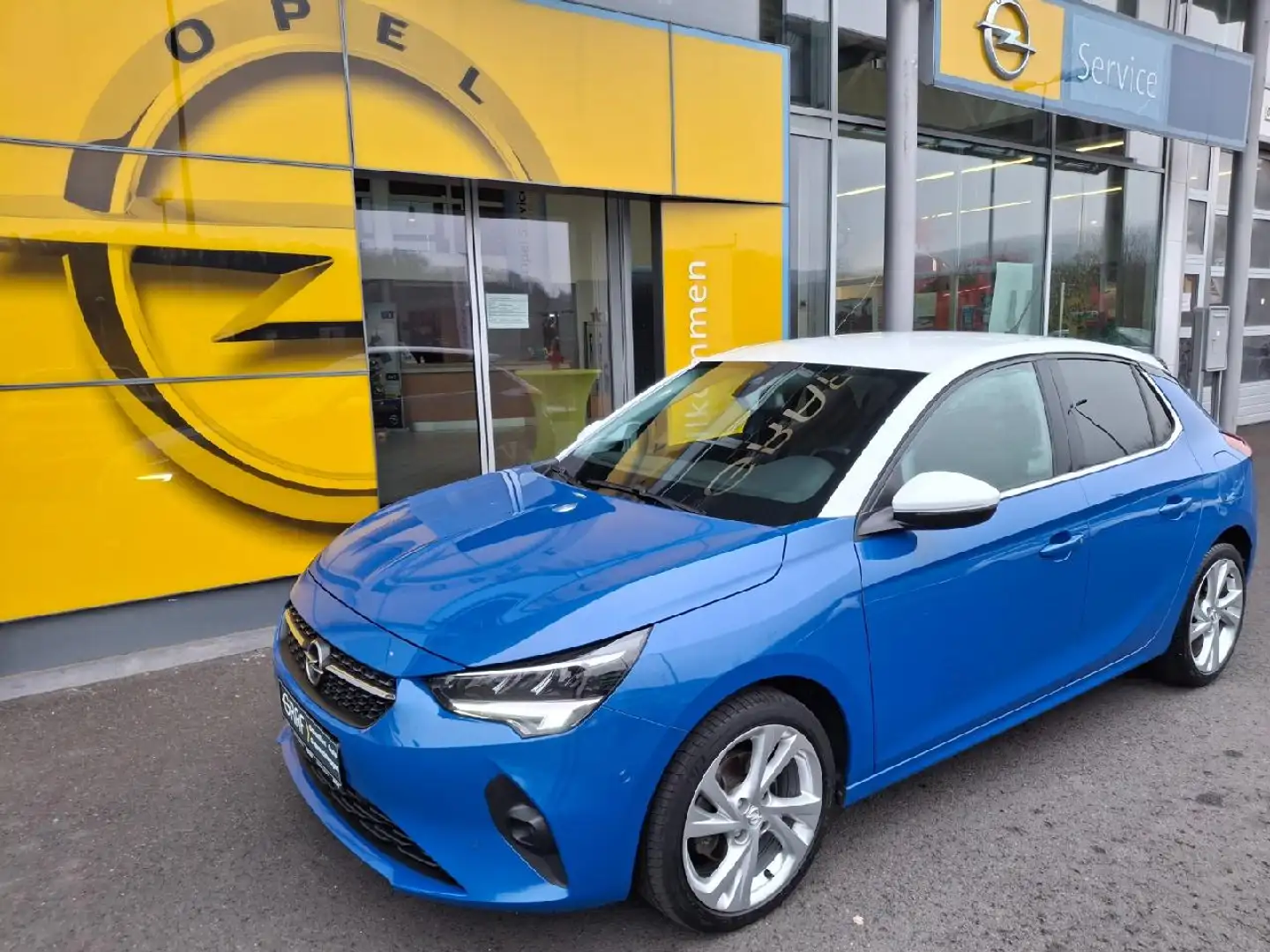 Opel Corsa Corsa F Eleg.*Klima*LHZ+SHZ vo.*Kamera*Tech-Pak* Blau - 1